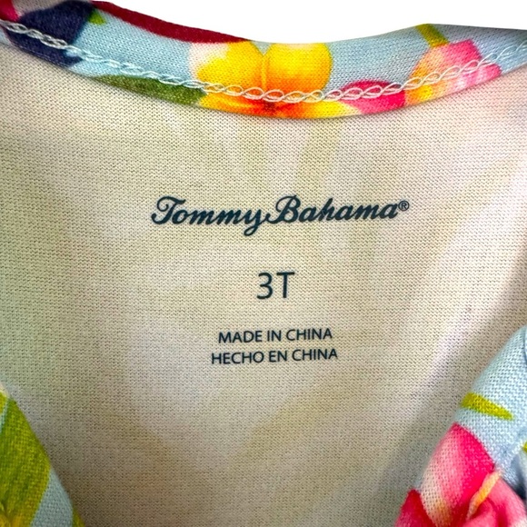Tommy Bahama Tropical Hawaii Dress Sleeveless Flowy Soft Sleeveless Girls 3T - Picture 6 of 8